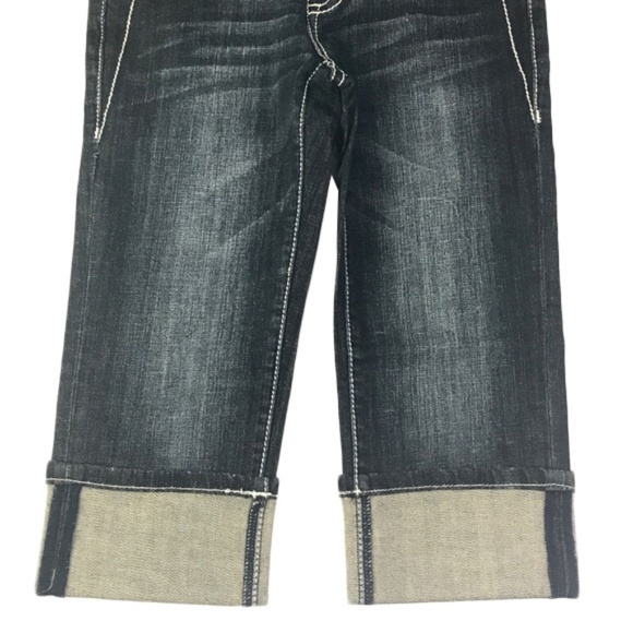 LA Idol Cuffed Jean Capris​ - Picture 3 of 3